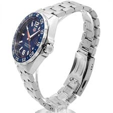 TAG HEUER Formula 1 WAZ1010.BA0842 Men's Wristwatch Quartz Date SS Blue Auth