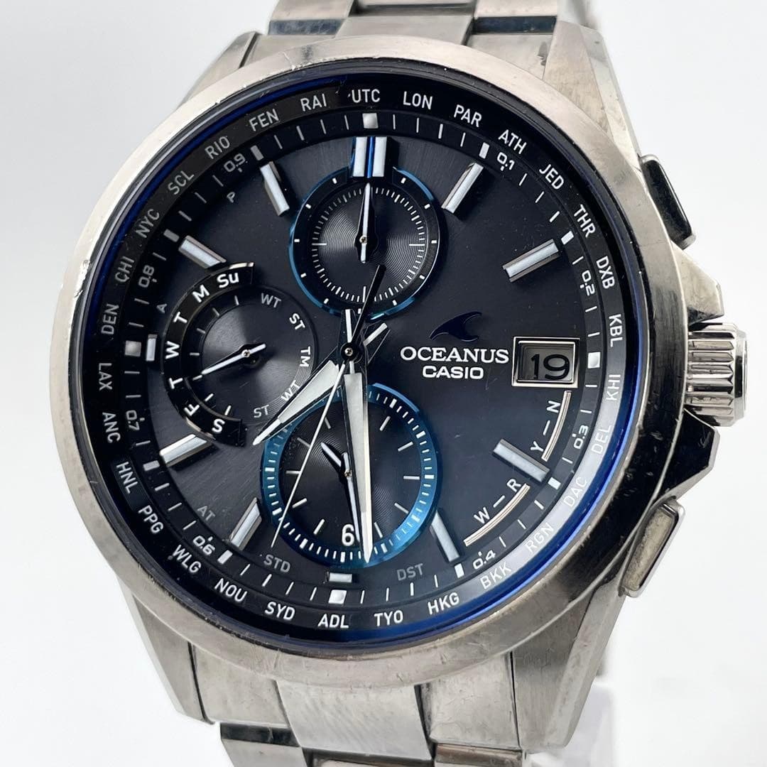 Casio OCW T2600 1AJF Oceanus Watch Solar Radio Controlled Stainless Steel