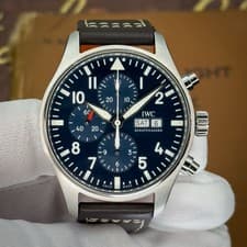 IWC Pilot Le Petit Prince Chronograph Blue Dial 43MM Automatic Steel IW377714