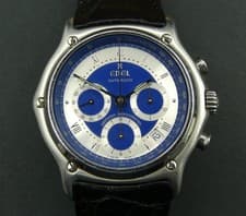 Ebel 1911 LeModulor Chronograph Swiss Made Blue dial E9137241