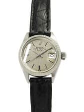 ROLEX Datejust 6917 26mm Silver Dial Stainless Steel White Gold Box #T219