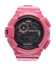 Casio G Shock GW 9300SR 4JF Mudman Pink Tough Solar Multi Band 6 Watch