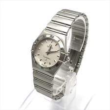 Omega Constellation 795.1201 Quartz Silver Dial Ladies Watch Metal Used