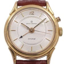 Tomen メンズ機械式腕時計 34mm ゴールド GP ステンレス アラーム