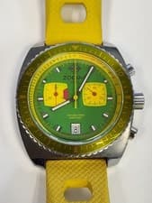 Zodiac Mens'  ZO3009 Limited Edition Swiss Made Yellow Sea Dragon Watch