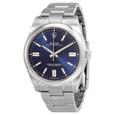Rolex Oyster Perpetual 41 Automatic Blue Dial Men's Watch 124300BLSO