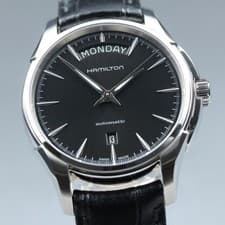 MINT HAMILTON Jazzmaster H325051 Day/Date Black Dial Auto 41mm Men's Watch