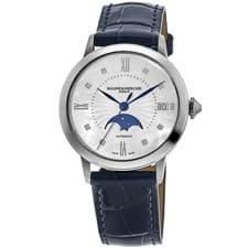 New Baume & Mercier Classima Automatic Diamond Moonphase Women's Watch 10633