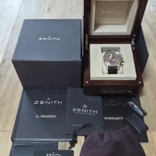 Zenith El Primero Chronomaster Open Heart 45mm Watch Official