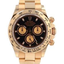 Rolex Cosmograph Daytona 116505 18K RG Black Index Dial Auto Men 40mm Watch 2022