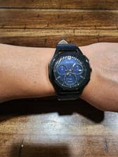 Bulova Curv Men's Black ION Plated Stainless Chronograph Quartz Watch 98A232