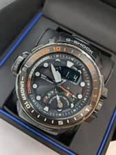 CASIO G-SHOCK Gulfmaster GWN-Q1000MC-1A2JF Solar Radio Boxed Working Used JP t46