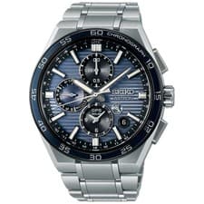 Seiko Astron SBXC175 Nexter GPS Solar Chronograph Sapphire Blue Titanium Japan