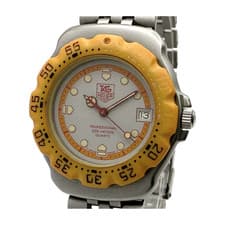 TAG Heuer Formula 1 373.513 Series 1 Gray Dial Vintage Quartz Men's Watch Auth