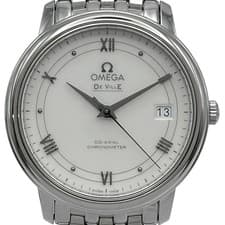 Omega De Ville Breitling Co-Axial 36.8mm 424.10.37.20.04.001 White #OK1369