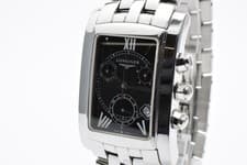 [Near MINT] LONGINES Dolce Vita L5.656.4 Chronograph Black Dial Quartz JAPAN