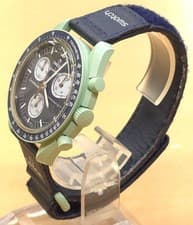 OMEGA x Swatch "Mission on Earth" SO33G100 Bioceramic Navy Chronograph Boxed