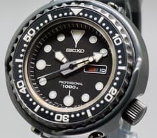 Vintage SEIKO SBBN011 7C46-0AA0 Prospex Marinemaster NINJA Quartz Men's Watch