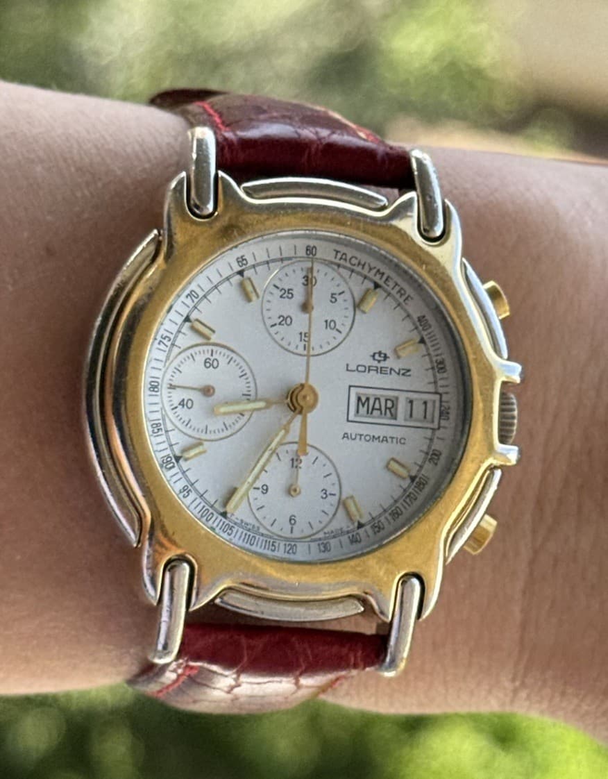 Chronograph Automatic Eta 7750 Lorenz Mens 39mm Swiss Made 4.052.0.0.65