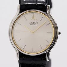 Seiko Credor 8J81-6A30 Silver Dial Men's Wristwatch Near Mint w/box Working MIJ