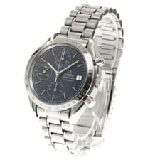 OMEGA SPEEDMASTER 3511.80 39mm SS Navy Dial Automatic Chronograph Date #C1610