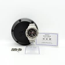 SEIKO Watch Landmaster Summiter Titanium Black Quartz Men's Auth w/Box, Warranty