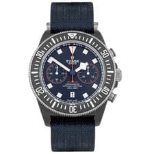 Tudor Pelagos FDX Chrono Alinghi Carbon Blue Dial 43mm M25807KN-0001 Full Set