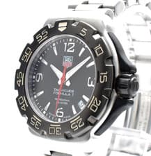 New Battery [N MINT] TAG Heuer WAC1210 Formula Professional Black Qz Watch JAPAN