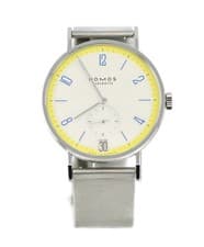 Nomos Tangente Lemon Biscuit Stainless Steel Watch 179.S10