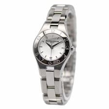 Baume & Mercier Linea 27mm Ladies Quartz Watch, Silver Dial