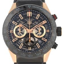 Authentic TAG Heuer Carrera Chronograph PG Combination CBG2A50.FC6450 SSxPG ...