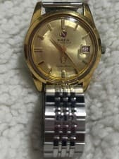 Rado Men Wristwatch Golden Horse Gold Round Silver Automatic Work 132664