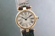 [Near MINT] Cartier Must Vendome Vermeil 590004 Silver 925 Quartz Woman's Watch