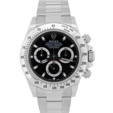 2015 PAPERS Rolex Daytona Cosmograph BLACK Stainless Steel 40mm 116520 Watch BOX