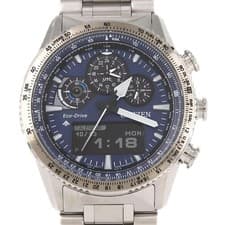 Citizen Promaster U830-00CG904/JV2000-51L SS Solar Quartz 43mm Blue