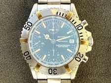 Bucherer Sub Professional 200M REF.12987 Automatic Day Date Black Dial 40mm Men'