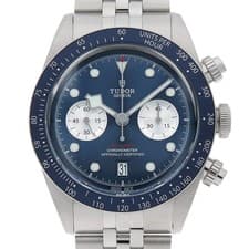 TUDOR Black Bay Chrono Blue Boutique Exclusive 79360B second hand mens