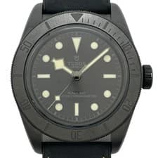 TUDOR Heritage Black Bay Ceramic 79210CNU Black Ceramic Rubber Strap