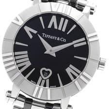 TIFFANY&Co. Z1300.11.11A10A00A Atlas Date Quartz Ladies Watch From Japan G0425
