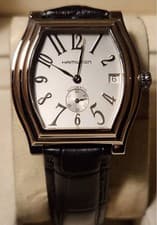 Hamilton Jazzmaster Automatic Watch 36mm Analog Black Strap Japan