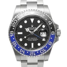 ROLEX Gmt Master Ii 116710BLNR Black Men's Used Watch #41321