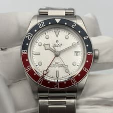 Tudor Black Bay GMT 79830RB Opaline White Dial 2025 Full Set Extra Leather Strap