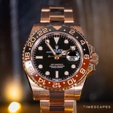 Rolex GMT-Master II 126715CHNR Pink Oyster Bracelet with Brown and Black Bezel