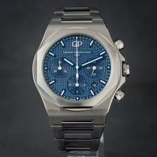 Girard-Perregaux Laureato Blue Chronograph Men's Watch - 81020-11-431-11A
