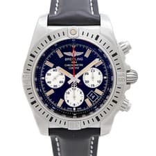 Breitling Chronomat 44 AB01154G Black Dial Automatic Chronograph Box #KN405