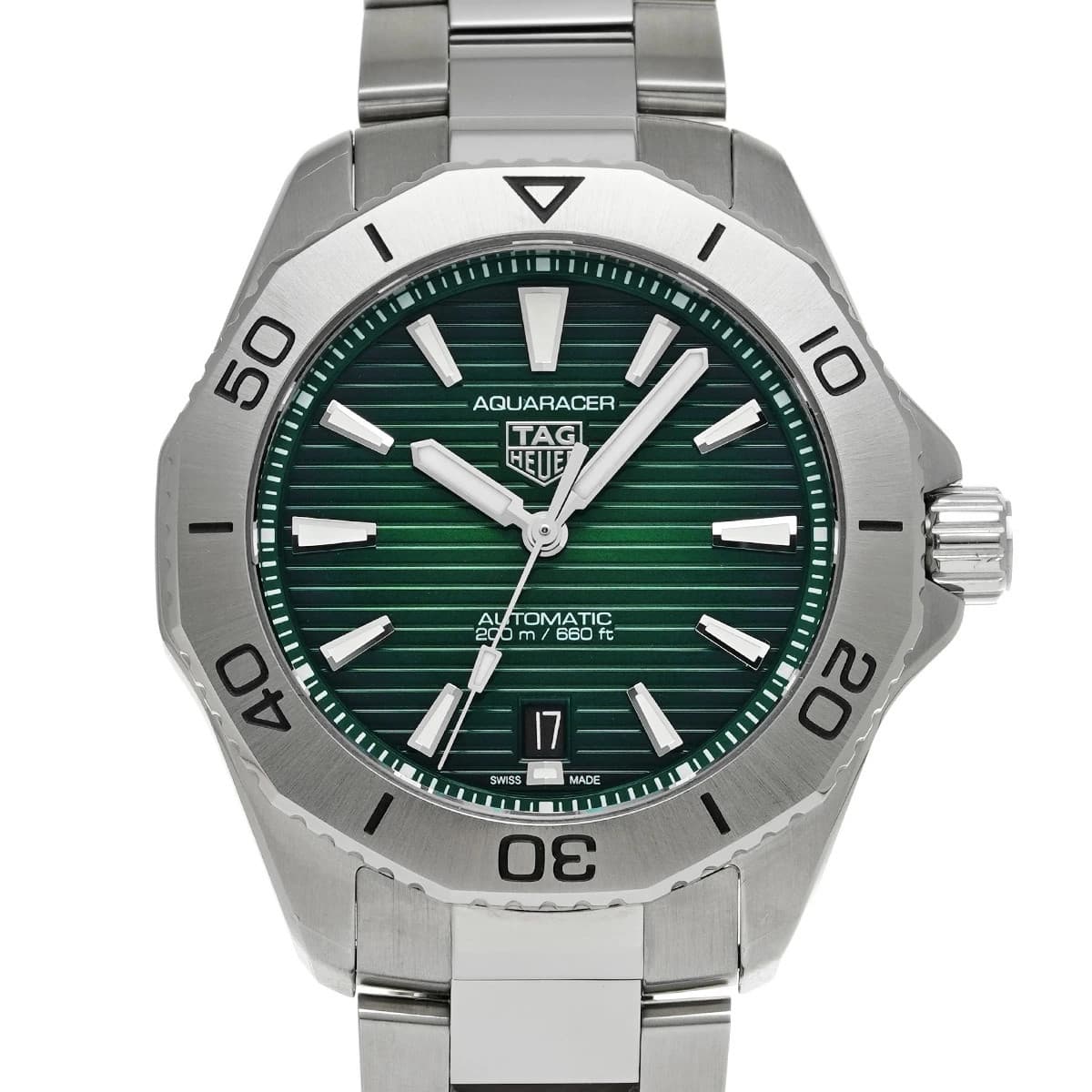 TAG Heuer Aquaracer Professional 200 Date Caliber 5 WBP2115.BA0627 Green Men s W