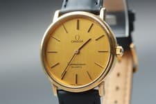 Vintage 1980s OMEGA Constellation Quartz Gold Dial Ref.191.0032 [Near Mint]