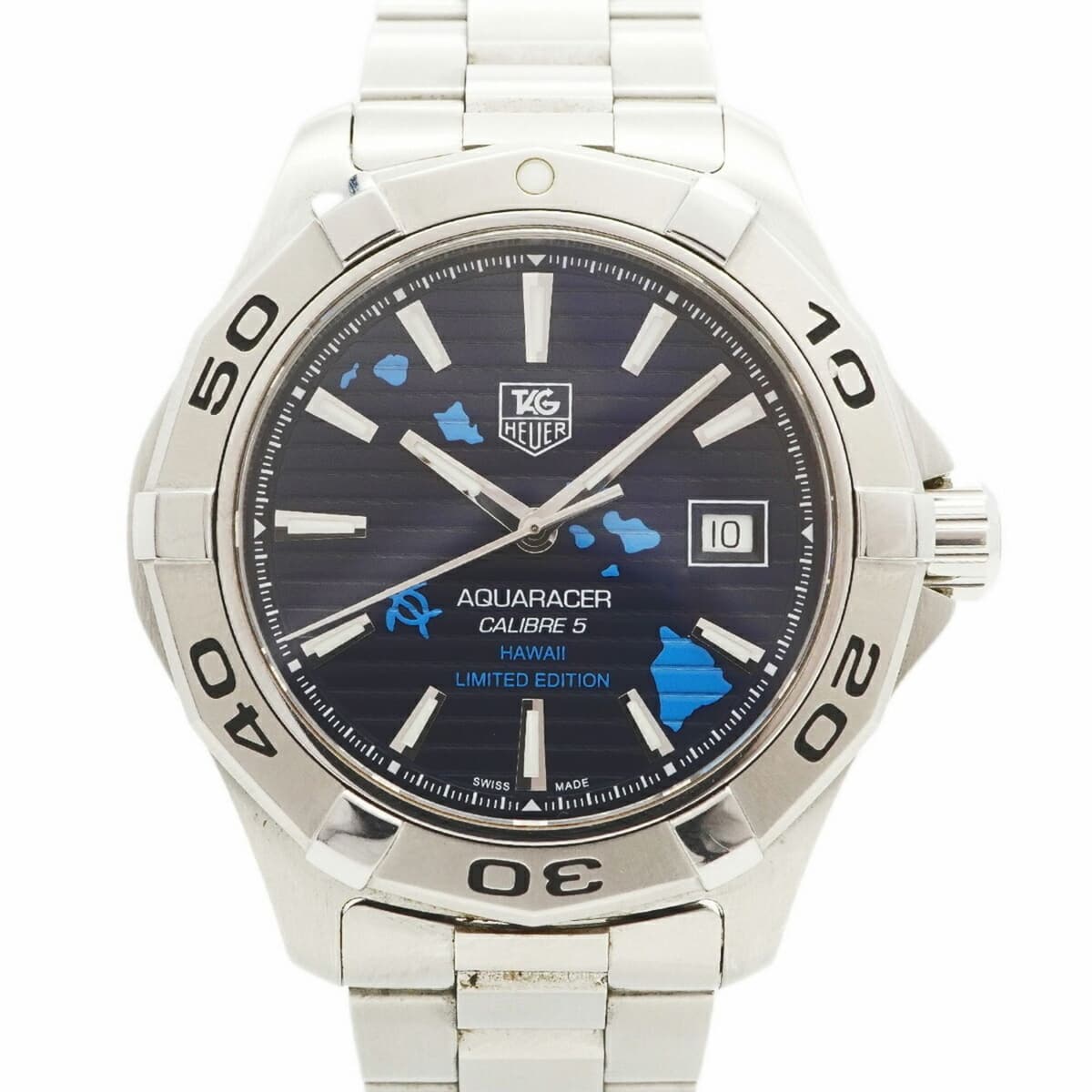 TAG HEUER AQUARACER WAP201AA Navy Dial 42.5mm SS Men's Watch