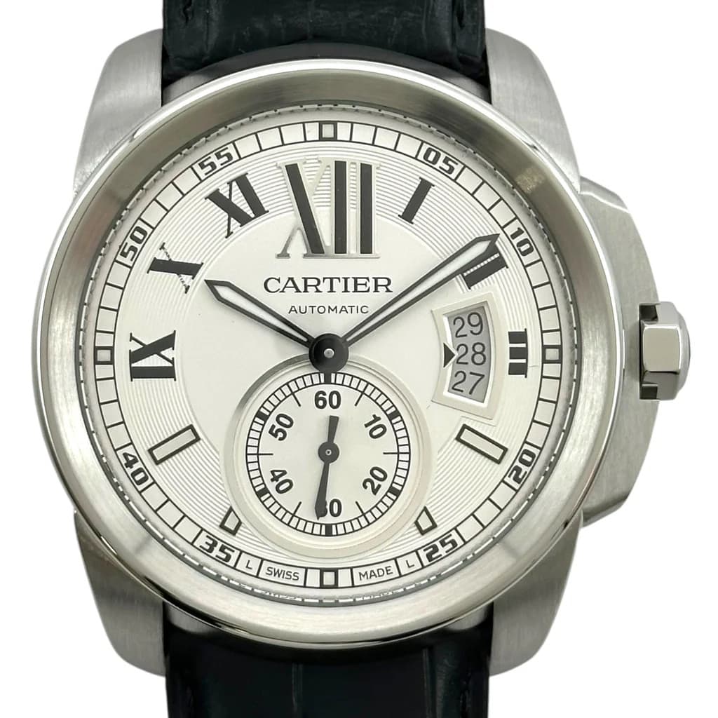 CARTIER Calibre de Cartier W7100037 Silver Stainless Steel Automatic #OK1214