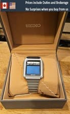 SEIKO T001-5010 DX-02 Second Edition JAMES BOND LCD TV TELEVISION WATCH with Box